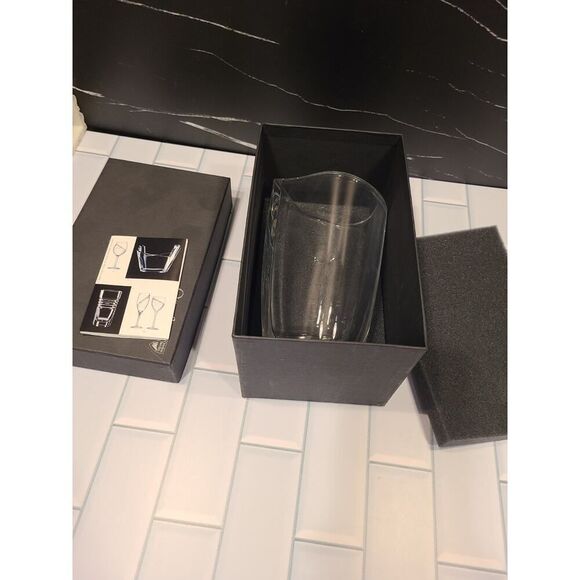 Vintage Orrefors Crystal Tear Drop 7⅛"x 4⅜" Vase w/ Original Sticker Etched EUC - Picture 7 of 8